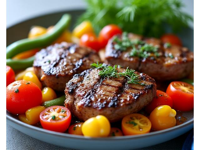 Sommermenyrett: Grillede sommerkjøttboller med bærsaus