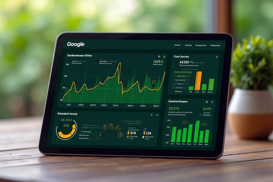 Skjermbilde av et dashboard med jordhelsedata, grafer og nøkkeltall